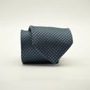 Navy with Light Blue Circles
