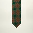 Green with Gold Medallion Pattern