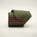 Green with Gold Medallion Pattern