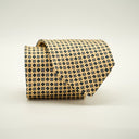 Yellow with Navy Micro Pattern