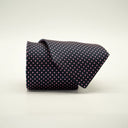 Navy with Pink Dots