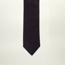 Navy with Pink Dots